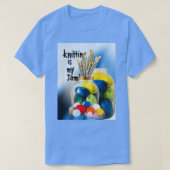 Knitting is mijn Jam T-shirt (Design voorkant)