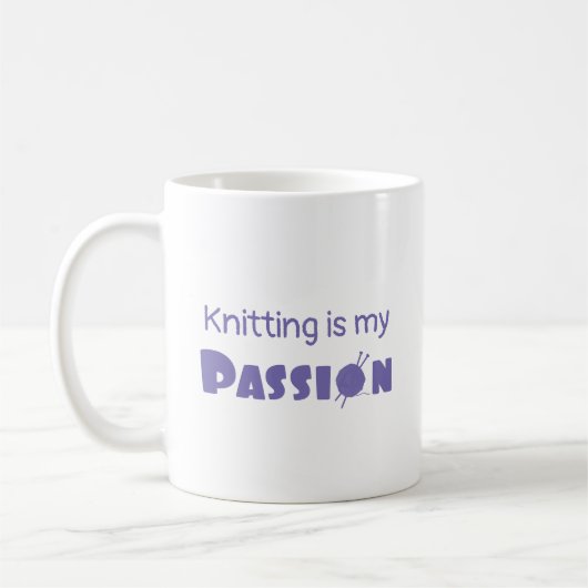 Knitting is mijn passie koffiemok (Links)