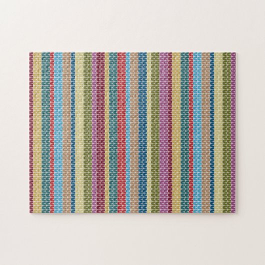 Knitting Jigzaag Legpuzzel (Horizontaal)