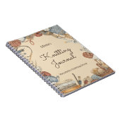 Knitting Journal For Knitting Lovers Personalized Notitieboek (Rechterzijde)