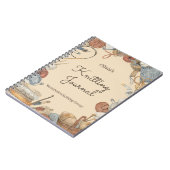 Knitting Journal For Knitting Lovers Personalized Notitieboek (Linkerzijde)