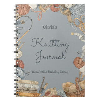 Knitting Journal For Knitting Lovers Personalized Notitieboek