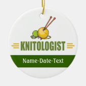 Knitting Keramisch Ornament (Voorkant)