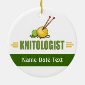 Knitting Keramisch Ornament (Achterkant)