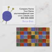 Knitting Knitter Visitekaartje (Voorkant / Achterkant)