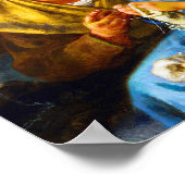 Knitting les van Jean-François Millet Poster (Hoek)