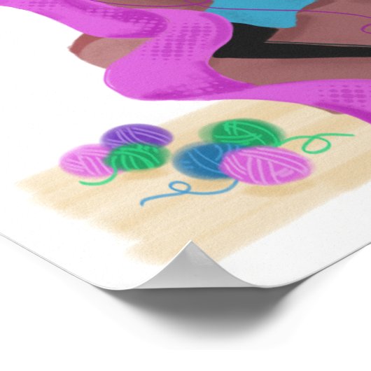 Knitting Limerick ~ Meer jaar dan tijd Poster (Hoek)