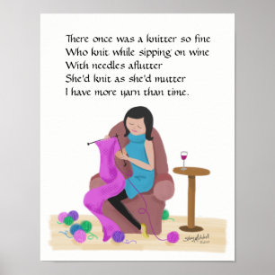 Knitting Limerick ~ Meer jaar dan tijd Poster