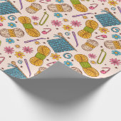 Knitting Love Cadeaupapier (Hoek)