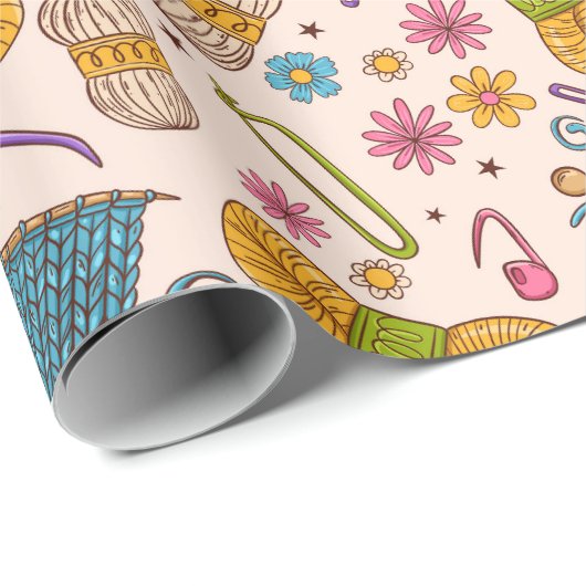 Knitting Love Cadeaupapier (Rol Hoek)