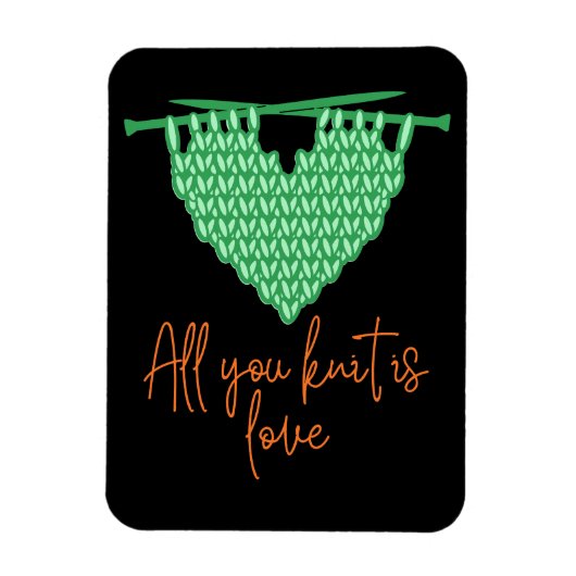 Knitting Love mothers day Magneet (Verticaal)