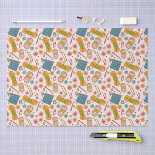 Knitting Love Tissuepapier (Craft)