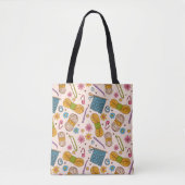 Knitting Love Tote Bag (Voorkant)