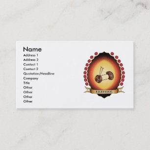 Knitting Mandorla Visitekaartje