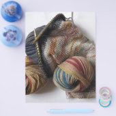 Knitting met wolgarens flyer (Enkel)