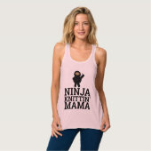 KNITTING MOM T-Shirts, NINJA Tanktop (Volledige Voorkant)
