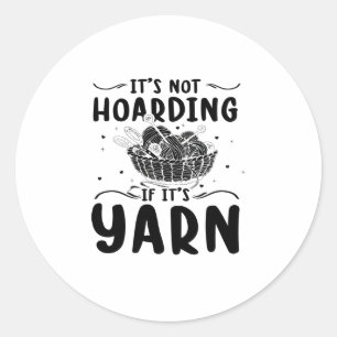 Knitting Naaimachine Knitter Grandma Gifts Ronde Sticker