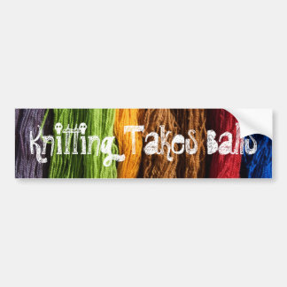 Knitting Nealls Bumpersticker