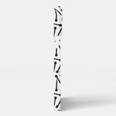 Knitting Needles Crafts Monogram iPhone Case iPhone Hoesje (Rechterkant)