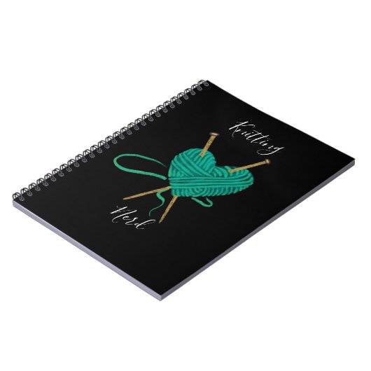Knitting Nerd Notitieboek Journal voor Knitters (Linkerzijde)