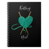 Knitting Nerd Notitieboek Journal voor Knitters (Voorkant)