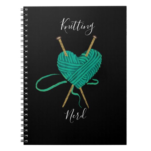 Knitting Nerd Notitieboek Journal voor Knitters (Voorkant)