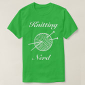 Knitting Nerd T-shirt (Design voorkant)