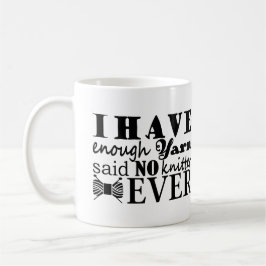 Knitting ・ Niet voldoende garnalen 2017 Koffiemok