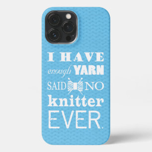 Knitting niet voldoende garnenambachtelijke produc iPhone 13 pro max hoesje