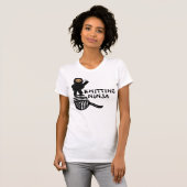 KNITTING NINJA T-shirts (Voorkant volledig)