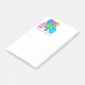 Knitting note. Fluffie schapen en gepersonaliseer Post-it® Notes (Schuin)