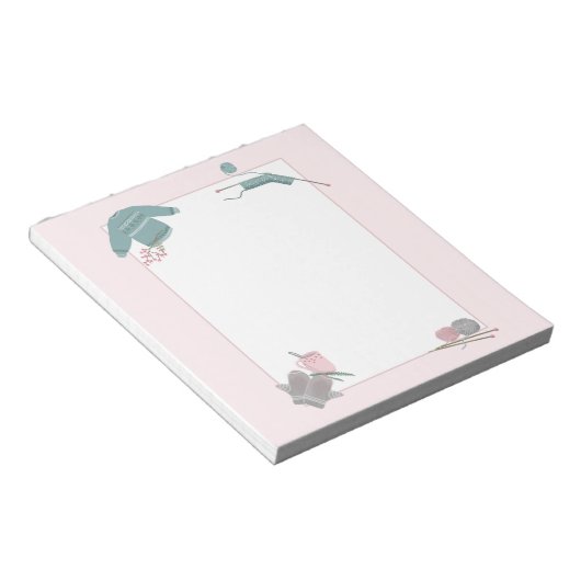 Knitting Notitieblok (Schuin)