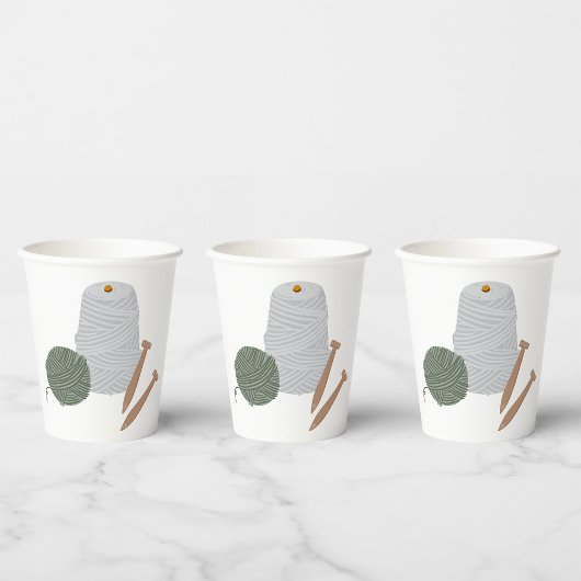 Knitting Papieren Bekers