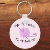 Knitting Passion Sleutelhanger (Voorkant)