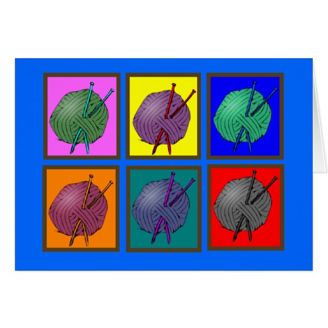 Knitting Popart Gifts (Voorkant Horizontaal)