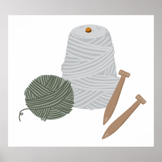 Knitting Poster (Voorkant)