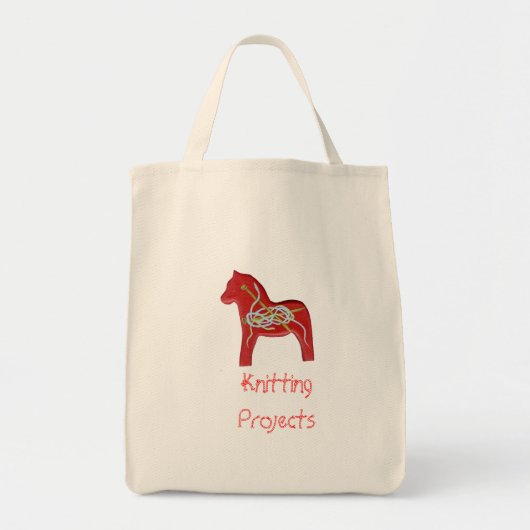 Knitting Projects Bag Tote Bag (Voorkant)