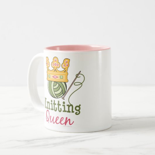 Knitting Queen Mok (Voorkant links)