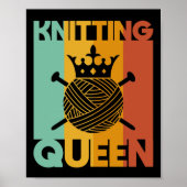 Knitting Queen Poster (Voorkant)