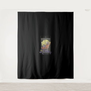 Knitting Sewing Hermit Tarot Kaart Crochet Quiltin Wandkleed