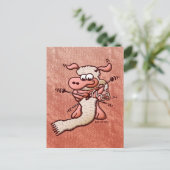 Knitting Sheep Briefkaart (Staand voorkant)