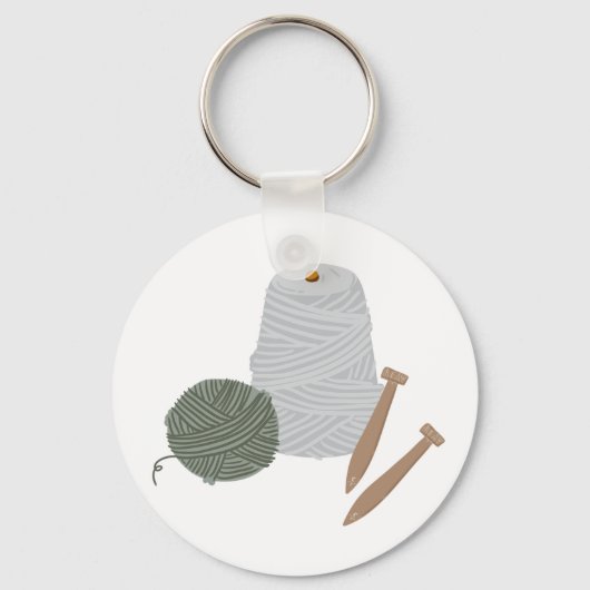 Knitting Sleutelhanger (Achterkant)