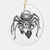 Knitting Spider Keramisch Ornament (Links)