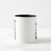 Knitting Therapy You Can Wear Funny Mug Mok (Midden)