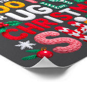 Knitting This Is My It's Too Hot For Ugly Christma Poster (Hoek)