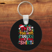 Knitting This Is My It's Too Hot For Ugly Christma Sleutelhanger (Voorkant)