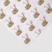 Knitting Thmed Tissuepapier (Detail)