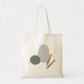 Knitting Tote Bag (Voorkant)