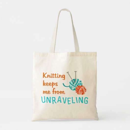 Knitting Tote Bag (Achterkant)