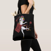 Knitting Unicorn Mam Magical Yarn Knitter Tote Bag (Dichtbij)